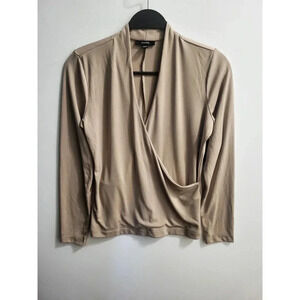Alfani Tan Wrap Top NWT
